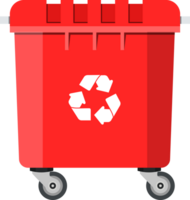 recycle bakken voor uitschot en vuilnis png