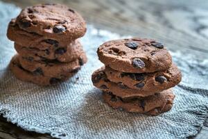 Chocolate chip cookies photo