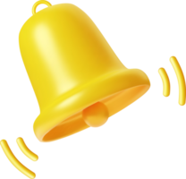 3d Bell notifications png