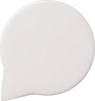 blanco toespraak bubbel pin png