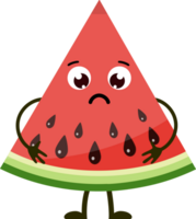 desenho animado engraçado frutas. png