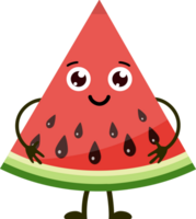 Cartoon funny fruits. png