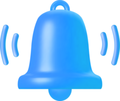 3d Bell notifications png