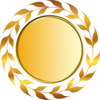 Gold Medaille und Lorbeeren png