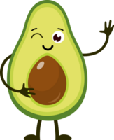 Cartoon funny fruits. png