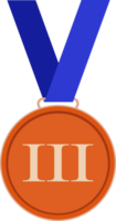 Bronze medal icon png