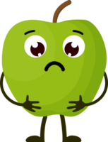 Cartoon funny fruits. png