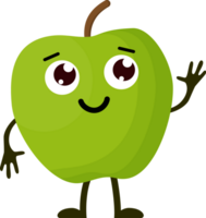 Cartoon funny fruits. png