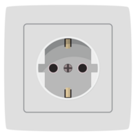 White electric socket png