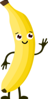 Cartoon funny fruits. png