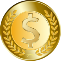 oro moneta cartello png