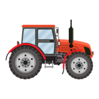 icono de tractor rojo png