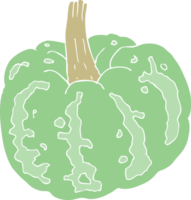 flat color illustration of squash png