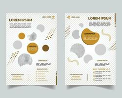 moderno modelo vector para folleto anual presentación creativo volantes diseño de moda póster