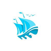 Ship logo vector