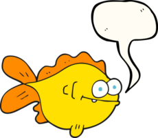 speech bubble cartoon fish png