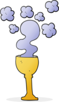 cartoon spooky halloween goblet png