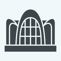 Icon Oceanografic. related to Spain symbol. glyph style. simple design editable. simple illustration vector