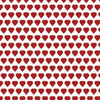 Red heart vector seamless pattern