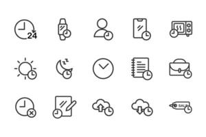 E-Commerce set of web icons in line style. Online shopping icons for web and mobile app. Business, mobile shop, digital marketing, bank card, gifts, sale, delivery. Vector illustration