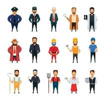 Character Design Profession Collection vector