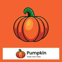 Pumpkin fruit fresh vector illustration