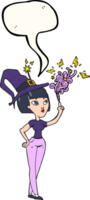 speech bubble cartoon witch png