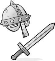 cartone animato medievale casco png