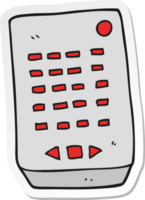 sticker of a cartoon remote control png
