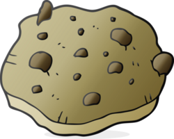 cartoon chocolate chip cookie png