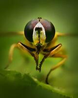 hermosa escarlata libélula fotografía, hermosa libélula en naturaleza, macro fotografía, hermosa naturaleza foto