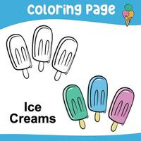 Coloring worksheet page. Coloring activity for children. Fun activity for kids. Educational printable coloring worksheet. Vector illustration.