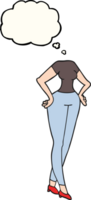 thought bubble cartoon headless body add own photographs png