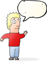 speech bubble cartoon man waving png