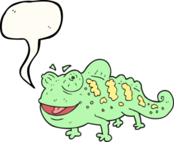 speech bubble cartoon chameleon png