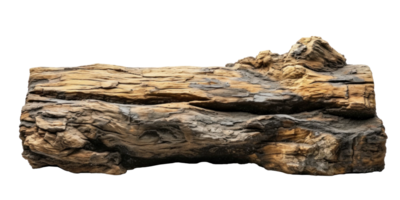 ai generato strutturato ruvido legna su invisibile sfondo png
