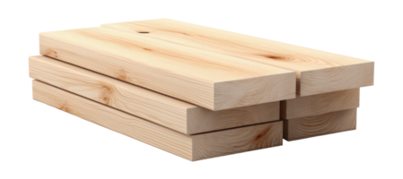 AI generated Stack of Rough Wood Planks png