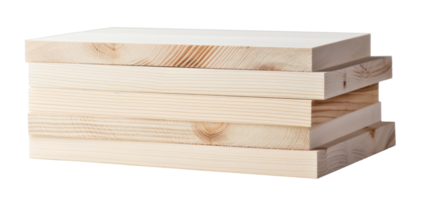 AI generated Stacked Rough Wood Planks png