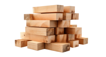 AI generated Rough Wood Texture Stacked on Invisible Background png