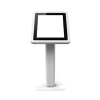 AI generated Digital Signage Display Stand Isolated on Background png