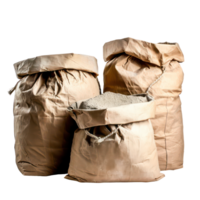 AI generated Cement Bags on Transparent Background png