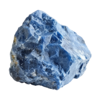 ai generato blu roccia su trasparente sfondo png