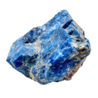 AI generated Vivid Blue Rock on Transparent Background png