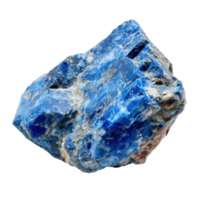 ai gegenereerd levendig blauw rots Aan transparant achtergrond png