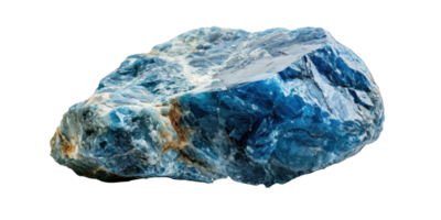 AI generated Blue Rock Isolated on Transparent Background png