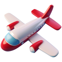 AI generated Airplane, 3d design. Suitable business, travel and design elements png