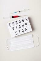 coronavirus tratamiento concepto. wuhan coronavirus brote, influenza pandemia virus infección foto