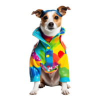 ai gerado fofa e feliz cachorro em transparente fundo png, fácil para usar. png