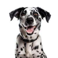 AI generated Cute and fun dogs on transparent background PNG