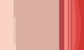 Aesthetic abstract art with a combination of shapes and red colors. Suitable for background and poster vector